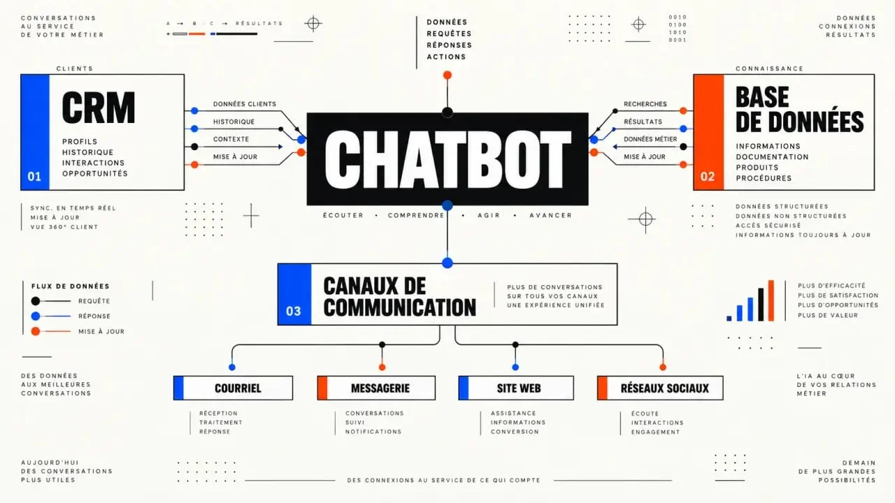 Intégration d'un logiciel chatbot dans l'écosystème CRM d'une entreprise